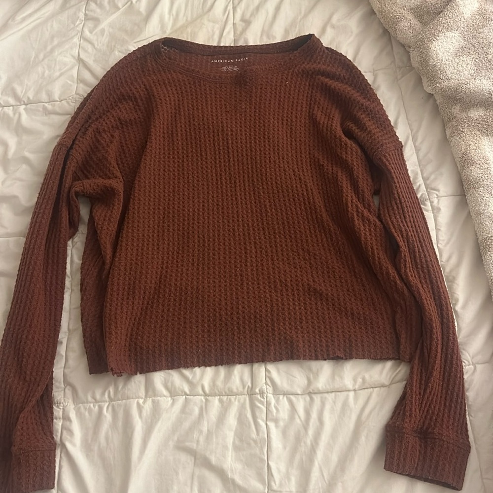 American eagle waffle shirt